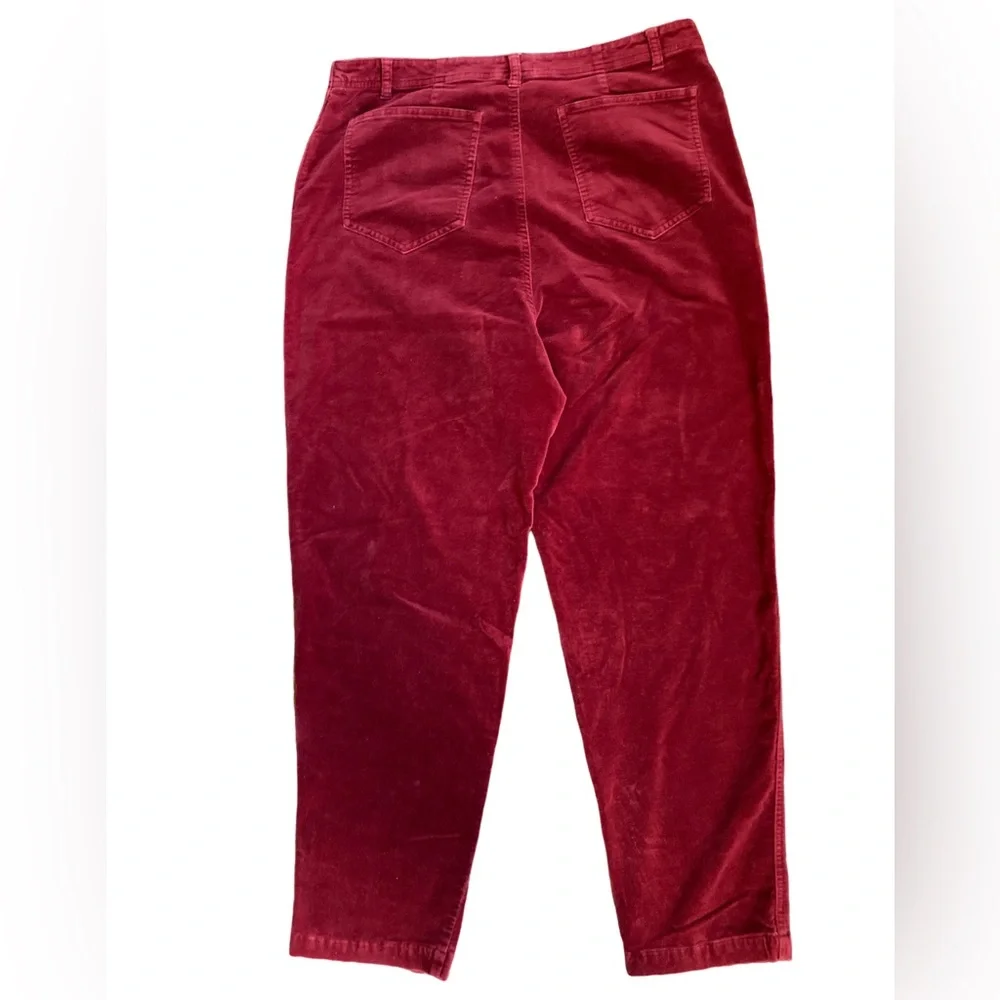 Vintage Red Velvet Vintage Sigrid Olsen Sport 14 Cotton Spandex Rust Jeans EUC
